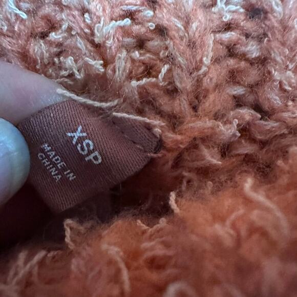 Anthropologie Pilcro Women's XS Knit Sweater Boxy Cut Color Block 3/4 Sleeves - Picture 11 of 12